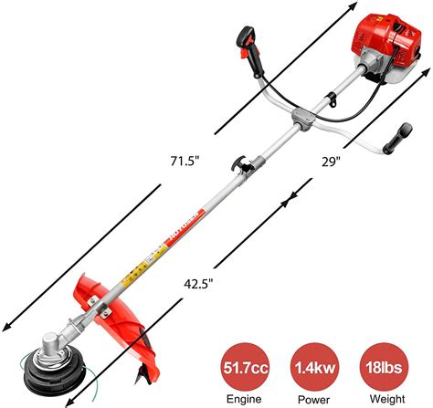 Gas Weed Eater Cc Stroke Hedge Trimmer Gas Brush Trimmer Lawn Mower