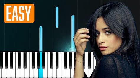 Camila Cabello Consequences 100 EASY PIANO TUTORIAL YouTube