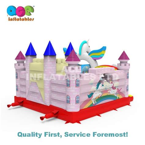 China Customized Unicorn Bouncy Castle Suppliers Manufacturers