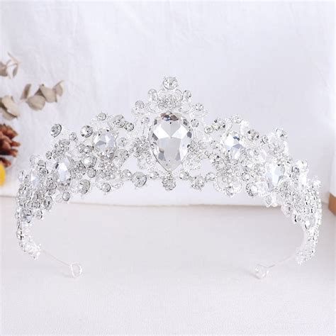 Namzi Wedding Tiara for Bride Princess Tiara Headband Bridal Crown