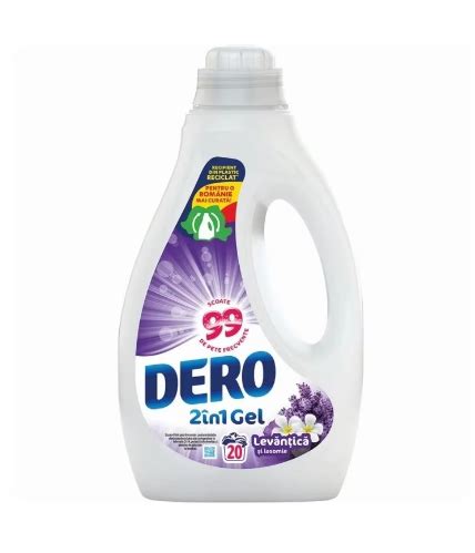 DERO 2IN1 DETERGENT LICHID LEVANTICA SI IASOMIE 2L E Ambalaj