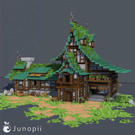 Get More From Junopii On Patreon Minecraft Houses Minecraft