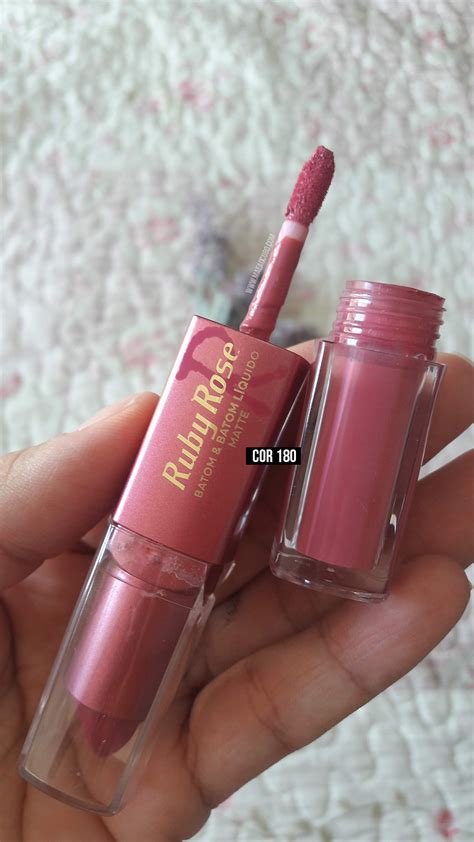 Batom Duo Matte Ruby Rose M E Ao