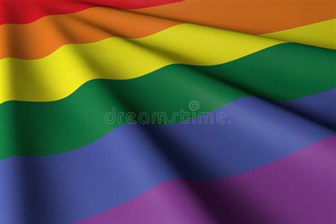 Bandera Gay Del Arco Iris Primer Y Personal Stock de ilustración Ilustración de orgullo