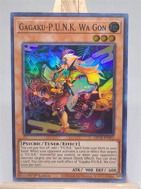 Yu Gi Oh Tcg Gagaku P U N K Wa Gon The Grand Creators Grcr En St