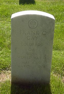 Frank C Gay Find A Grave Memorial