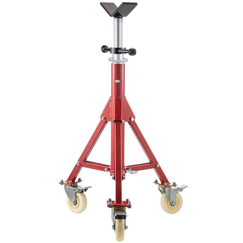 Buy Vevor Pipe Stand Pipe Jack Stands With Casters Adjustable Height