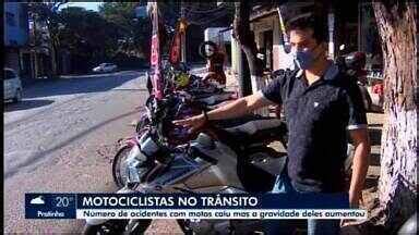 Mgtv Edi O Centro Oeste N Mero De Acidentes Moto Cai No