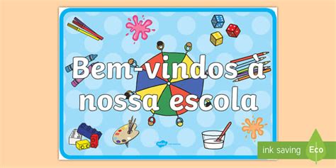 Cartaz De Boas Vindas à Escola Professor Feito Twinkl