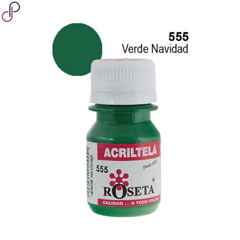 Acriltela Roseta Verde Navidad