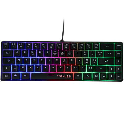 The G Lab Keyz Hydrogen Noir Azerty Clavier Gamer Top Achat