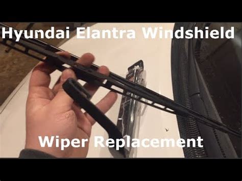 Windshield Wiper Blade Replacement Hyundai Elantra Youtube