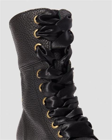 Aimilita Leather High Boots In Black Dr Martens