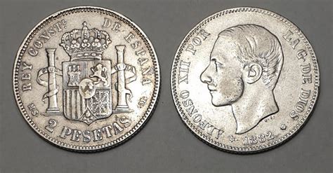 Regno Di Spagna Alfonso Xii Pesetas Catawiki