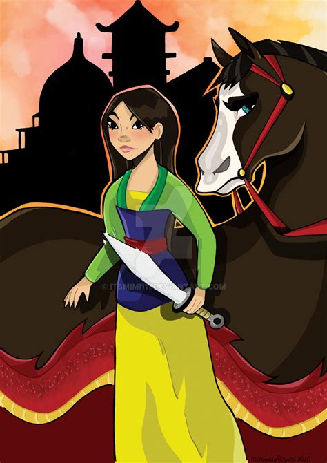 Mulan by itsmimi111 on DeviantArt