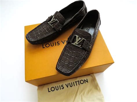 Louis Vuitton Monte Carlo Crocodile Leather Shoes Size Lv Us