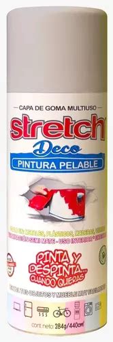 Pintura Aerosol Vinilo Removible Electrodomésticos Stretch Color Gris