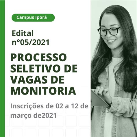 Resultado final do edital de seleção para monitoria de disciplinas em 2021