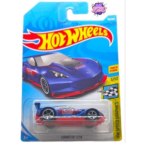 Hot Wheels Corvette C R Blue Summit Shopee Malaysia