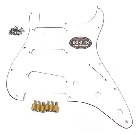 Escudo Pickguard Branco Neve Sss P Fender Strato Usa Mexico