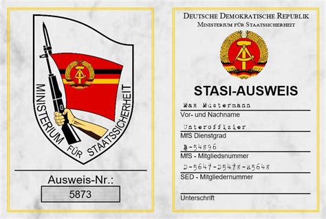 Stasi Ausweis