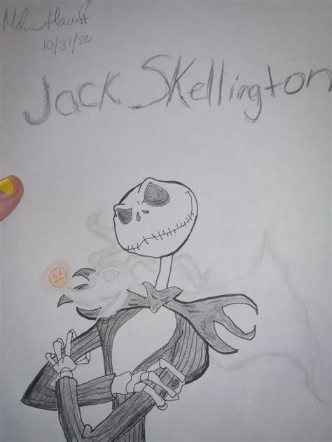 Jack Skellington and Zero by MelHauff0 on DeviantArt