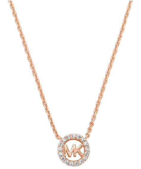 Michael Kors Mkc Cz Premium Pendant Necklace Watchard