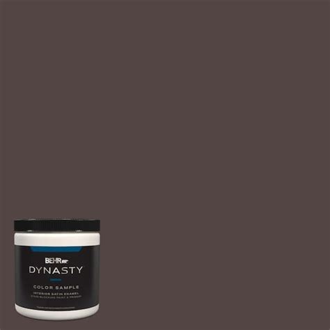 BEHR DYNASTY 8 Oz ECC 43 3 Chaparral Satin Enamel Stain Blocking