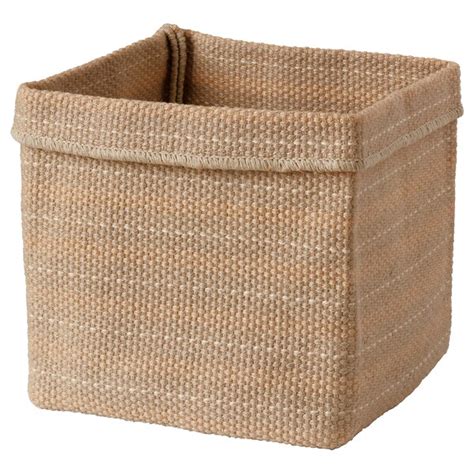 BassÄng Basket Jutenatural 11 ¾x11 ¾x13 ¾ Ikea