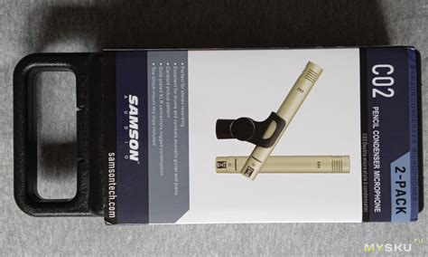 Alctron XU-2 + Samson C02 = измерительный микрофон с выходом USB