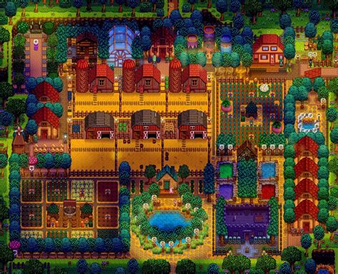 Standard Farm Design Stardew Valley Stardew Valley Layout Stardew