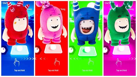 Oddbods Fuse Oddbods Newt Oddbods Pogo Oddbods Zee Tiles Hop