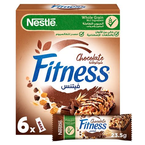 Fitness Nestle Fitness Chocolate Cereal Bar 6 x 23.5g: Buy Online at ...