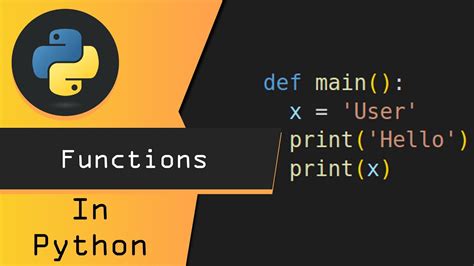 Python Functions Youtube