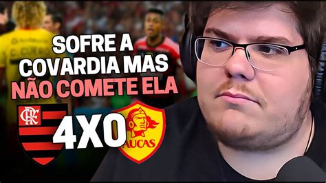 CASIMIRO REAGE FLAMENGO 4 X 0 AUCAS PELA LIBERTADORES 2023 Cortes Do