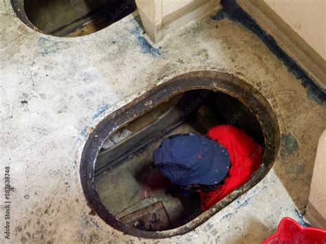 Bilge Well In Open Condition With Cover Wrapped In Burlap Inside Cargo