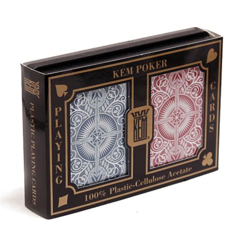 Карты KEM Arrow (синяя/красная рубашка) | Принадлежности для покера ...