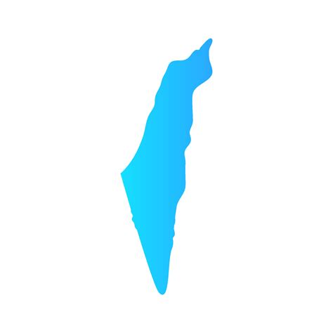 Israel map illustrated on white background 8387862 Vector Art at Vecteezy