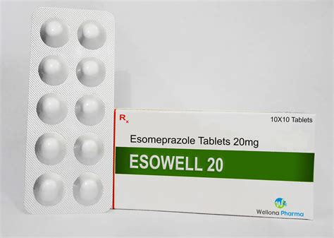 Esomeprazole Tablets Manufacturer & Supplier India - Wellona Pharma