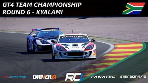 RCI TV GT4 Team Championship Round 6 Kyalami Live Commentary