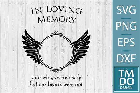 In Loving Memory SVG Memorial SVG RIP Gráfico por TMDOdesign