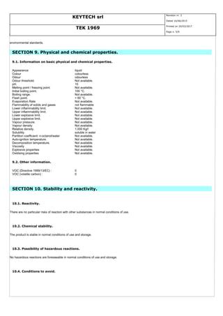 MSDS TEK1969 EN 1 PDF