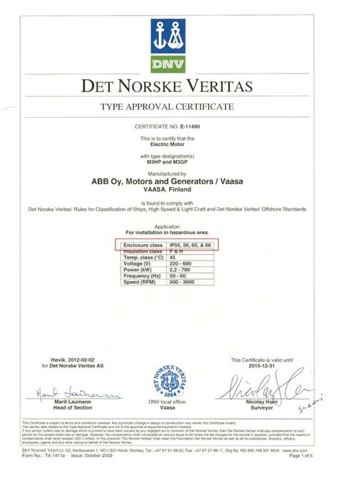 Pdf Dnv Approval Abb Certificate Dokumen Tips