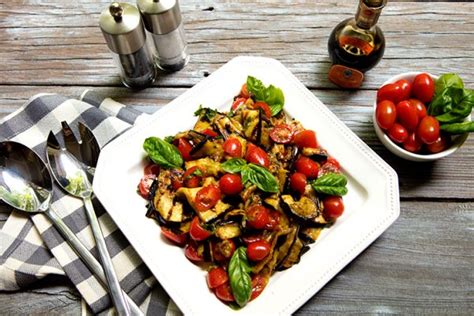 Grilled Eggplant And Tomato Salad Recipe Italian Food Forever