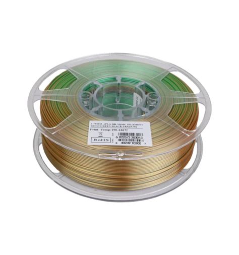 ESUN ESilk PLA Mistic Gold Green Black Tri 1kg 1 75mm Mr