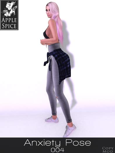 Second Life Marketplace Apple Spice Anxiety Pose 004