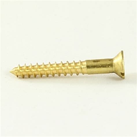 Wood Screw Csk Brass 8g X 1 14 Classic Fasteners