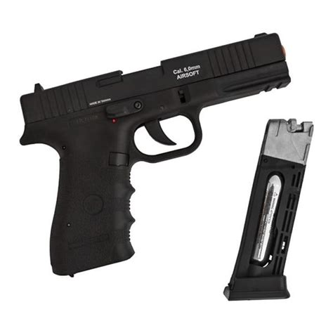 Pistola De Airsoft a Gás Gbb Co2 W119 Slide Metal C Blowback Wingun