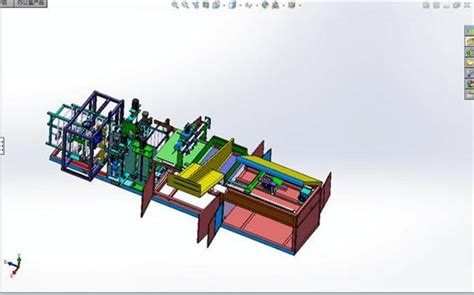 【老龙】非标设备 非标生产线3d模型下载三维模型solidworks模型 制造云 产品模型