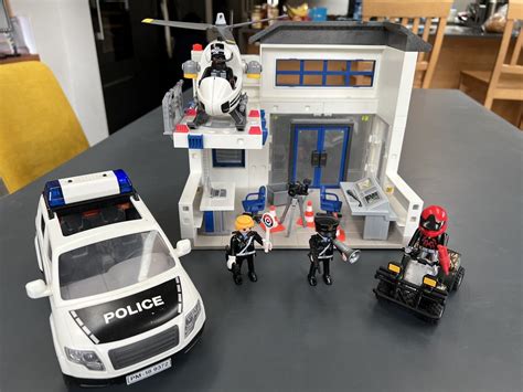 Playmobil City Action Police Station With Box Ebay